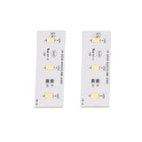 2Pcs Refrigerator LED Light Strip Bar Replacement Freezer Refrigerator Light Strip Bar Repair Part for SW BX02B DC 12V