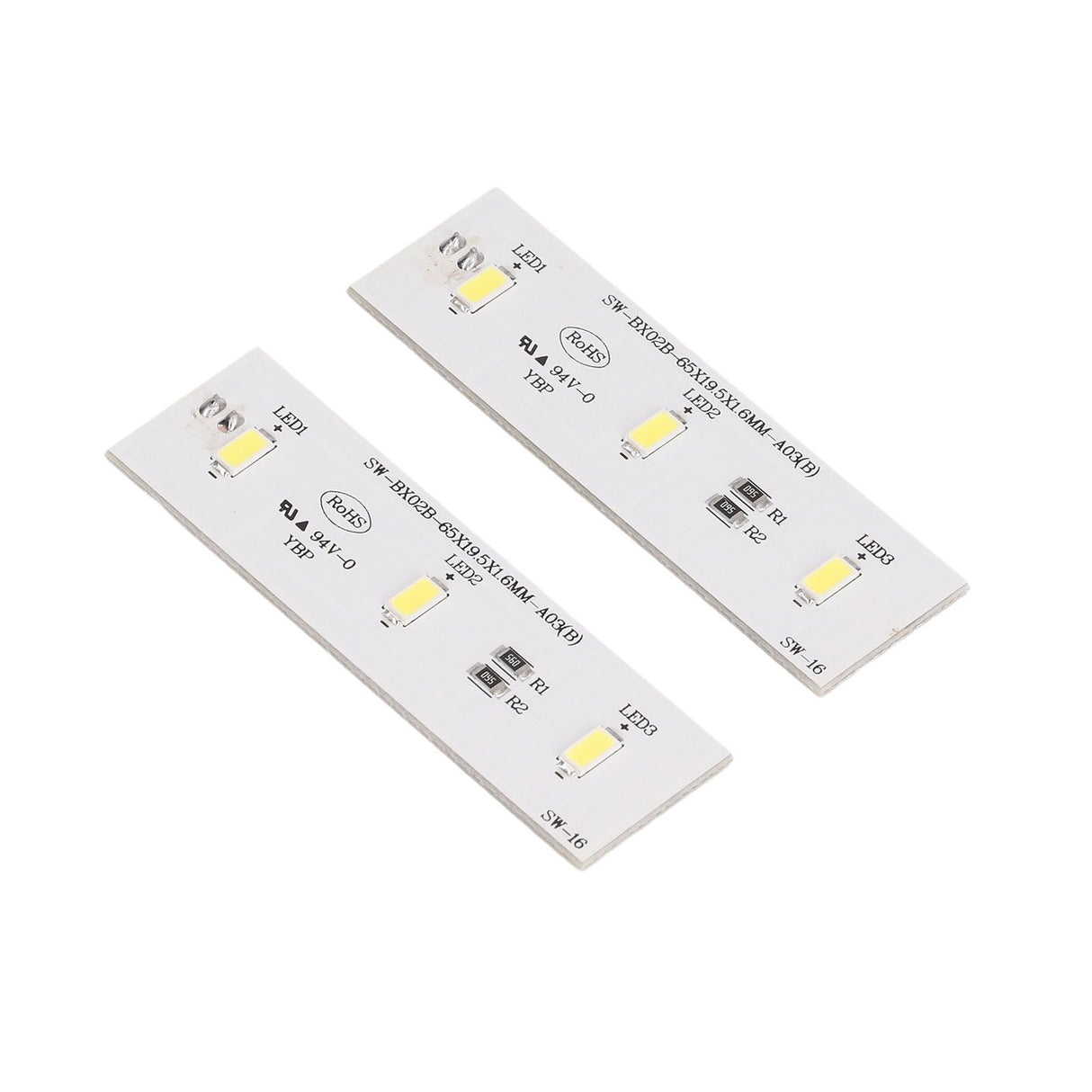 2Pcs Refrigerator LED Light Strip Bar Replacement Freezer Refrigerator Light Strip Bar Repair Part for SW BX02B DC 12V