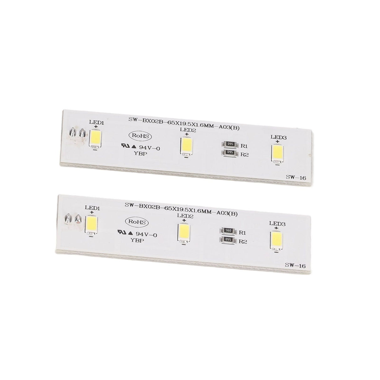 2Pcs Refrigerator LED Light Strip Bar Replacement Freezer Refrigerator Light Strip Bar Repair Part for SW BX02B DC 12V