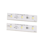 2Pcs Refrigerator LED Light Strip Bar Replacement Freezer Refrigerator Light Strip Bar Repair Part for SW BX02B DC 12V