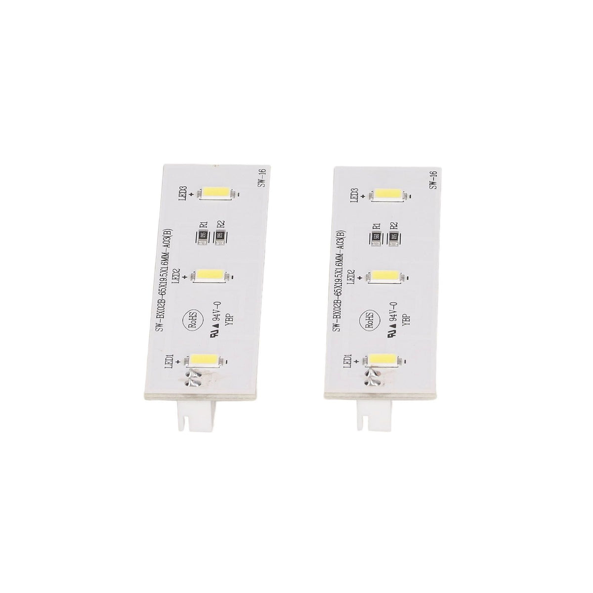 2Pcs Refrigerator LED Light Strip Bar Replacement Freezer Refrigerator Light Strip Bar Repair Part for SW BX02B DC 12V