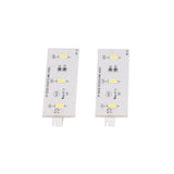 2Pcs Refrigerator LED Light Strip Bar Replacement Freezer Refrigerator Light Strip Bar Repair Part for SW BX02B DC 12V - Extra Image