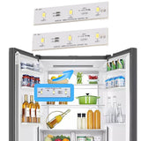 2Pcs Refrigerator LED Light Strip Bar Replacement Freezer Refrigerator Light Strip Bar Repair Part for SW BX02B DC 12V - Extra Image