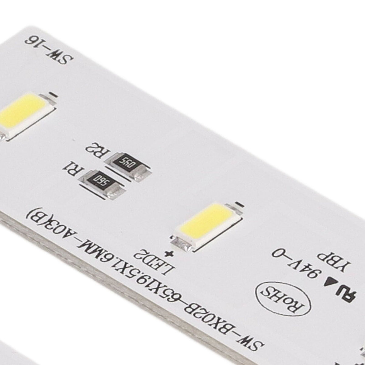 2Pcs Refrigerator LED Light Strip Bar Replacement Freezer Refrigerator Light Strip Bar Repair Part for SW BX02B DC 12V