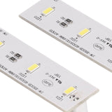 2Pcs Refrigerator LED Light Strip Bar Replacement Freezer Refrigerator Light Strip Bar Repair Part for SW BX02B DC 12V - Extra Image