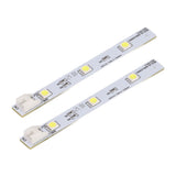 2Pcs Refrigerator LED Light Board White Eyes Friendly Freezer LED Light Strip for Electrolux BCD SL300LED001 DC12V