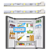 2Pcs Refrigerator LED Light Board White Eyes Friendly Freezer LED Light Strip for Electrolux BCD SL300LED001 DC12V