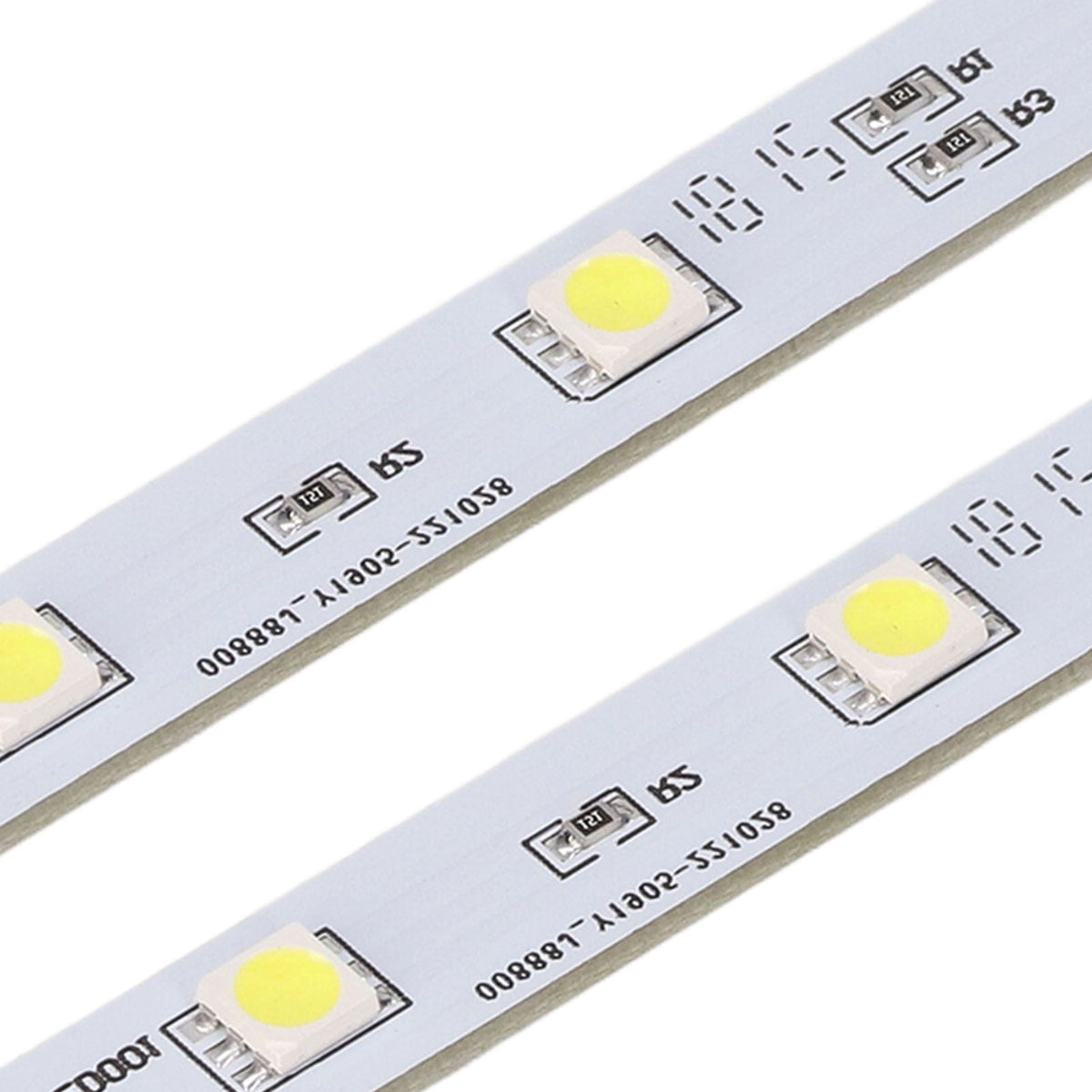 2Pcs Refrigerator LED Light Board White Eyes Friendly Freezer LED Light Strip for Electrolux BCD SL300LED001 DC12V
