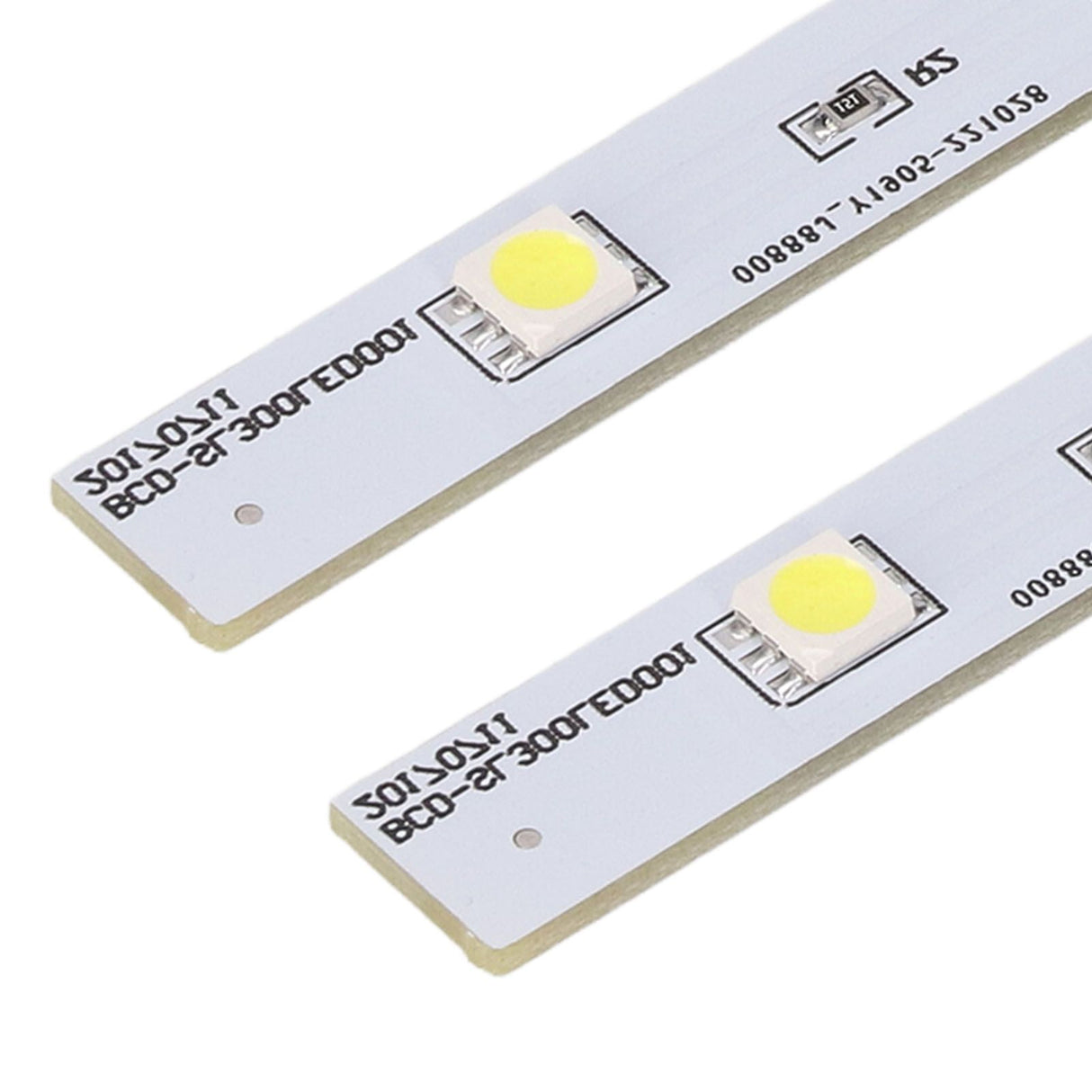 2Pcs Refrigerator LED Light Board White Eyes Friendly Freezer LED Light Strip for Electrolux BCD SL300LED001 DC12V
