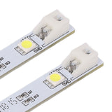 2Pcs Refrigerator LED Light Board White Eyes Friendly Freezer LED Light Strip for Electrolux BCD SL300LED001 DC12V
