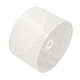 Drum Lamp Shade E27 E14 Clip Fir Leaf Shape Hollow Out Metal Decorative Lampshade Cover for Table Wall Ceiling Lamp White