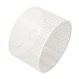 Drum Lamp Shade E27 E14 Clip Fir Leaf Shape Hollow Out Metal Decorative Lampshade Cover for Table Wall Ceiling Lamp White - 45-Degree Angle