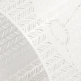 Drum Lamp Shade E27 E14 Clip Fir Leaf Shape Hollow Out Metal Decorative Lampshade Cover for Table Wall Ceiling Lamp White - Extra Image
