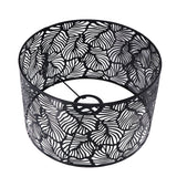 Lampshade Light Lamp Shade Modern Simple Style Home Decoration for E14 E27 Bulbs Black - Top-Down View