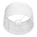 Lamp Shade Hollow Out Metal Lampshade E27 E14 Universal Use Good Heat Dissipation Exquisite Lamp Cover White - Rear View