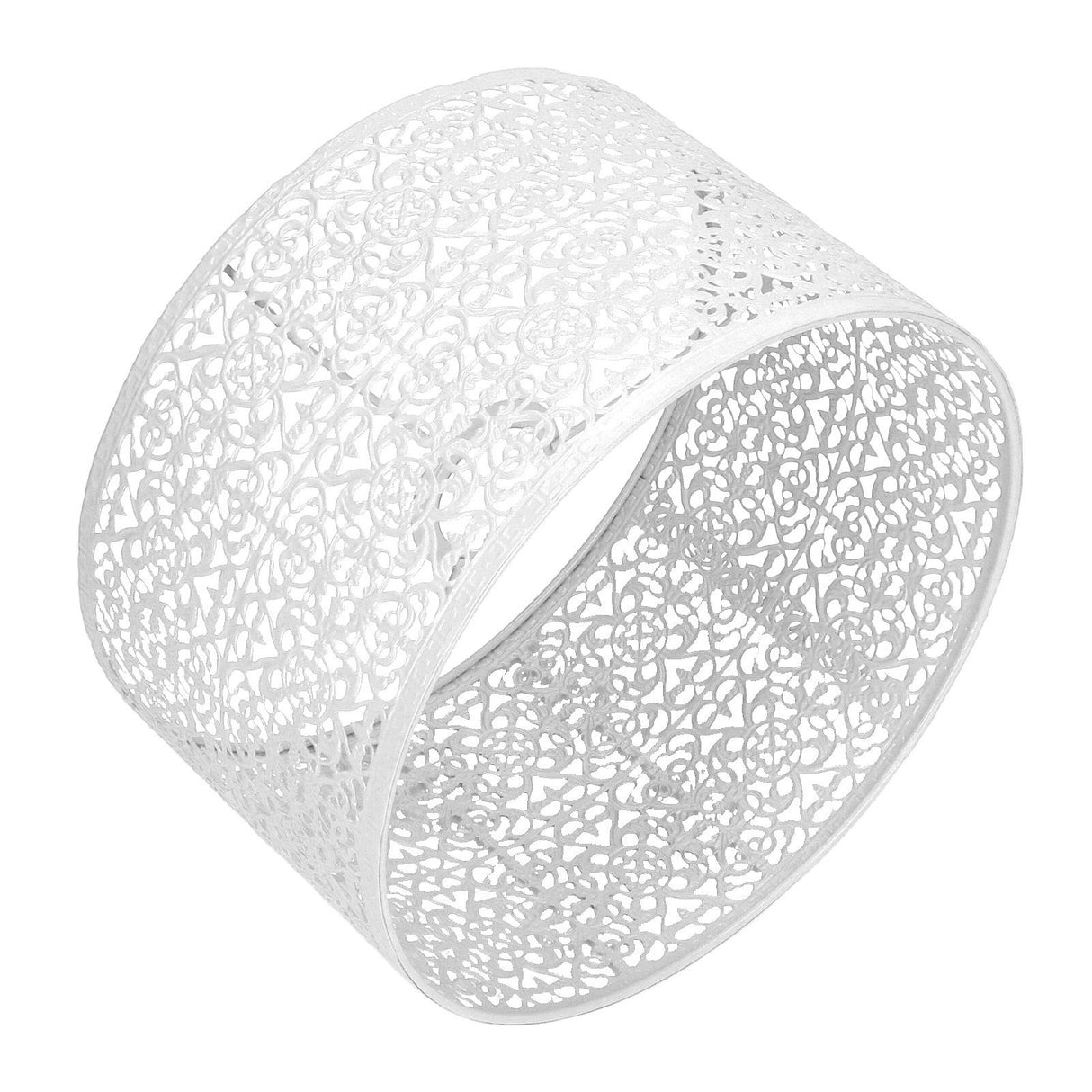 Lamp Shade Hollow Out Metal Lampshade E27 E14 Universal Use Good Heat Dissipation Exquisite Lamp Cover White