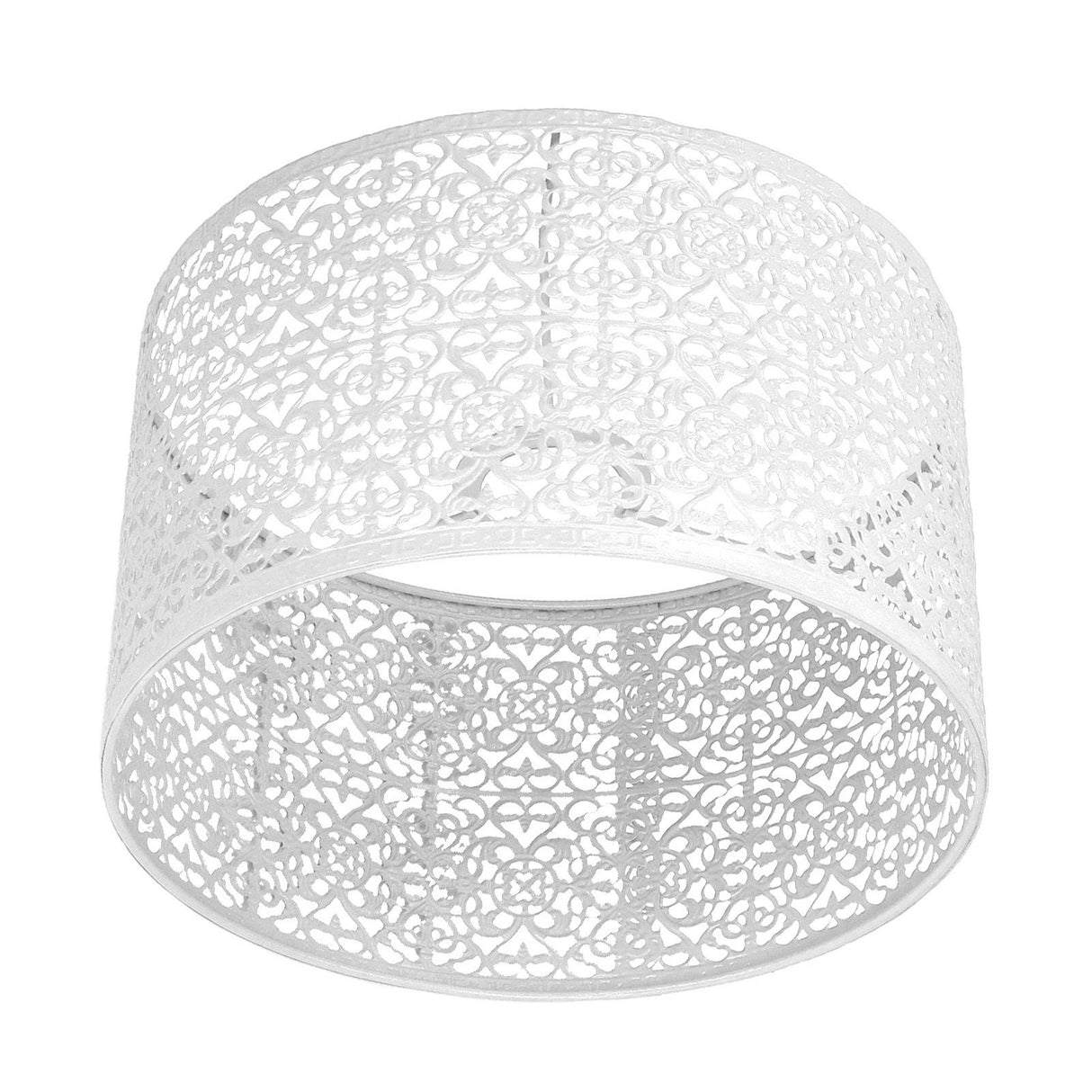 Lamp Shade Hollow Out Metal Lampshade E27 E14 Universal Use Good Heat Dissipation Exquisite Lamp Cover White