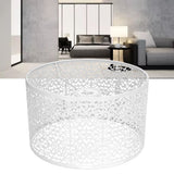 Lamp Shade Hollow Out Metal Lampshade E27 E14 Universal Use Good Heat Dissipation Exquisite Lamp Cover White - Extra Image