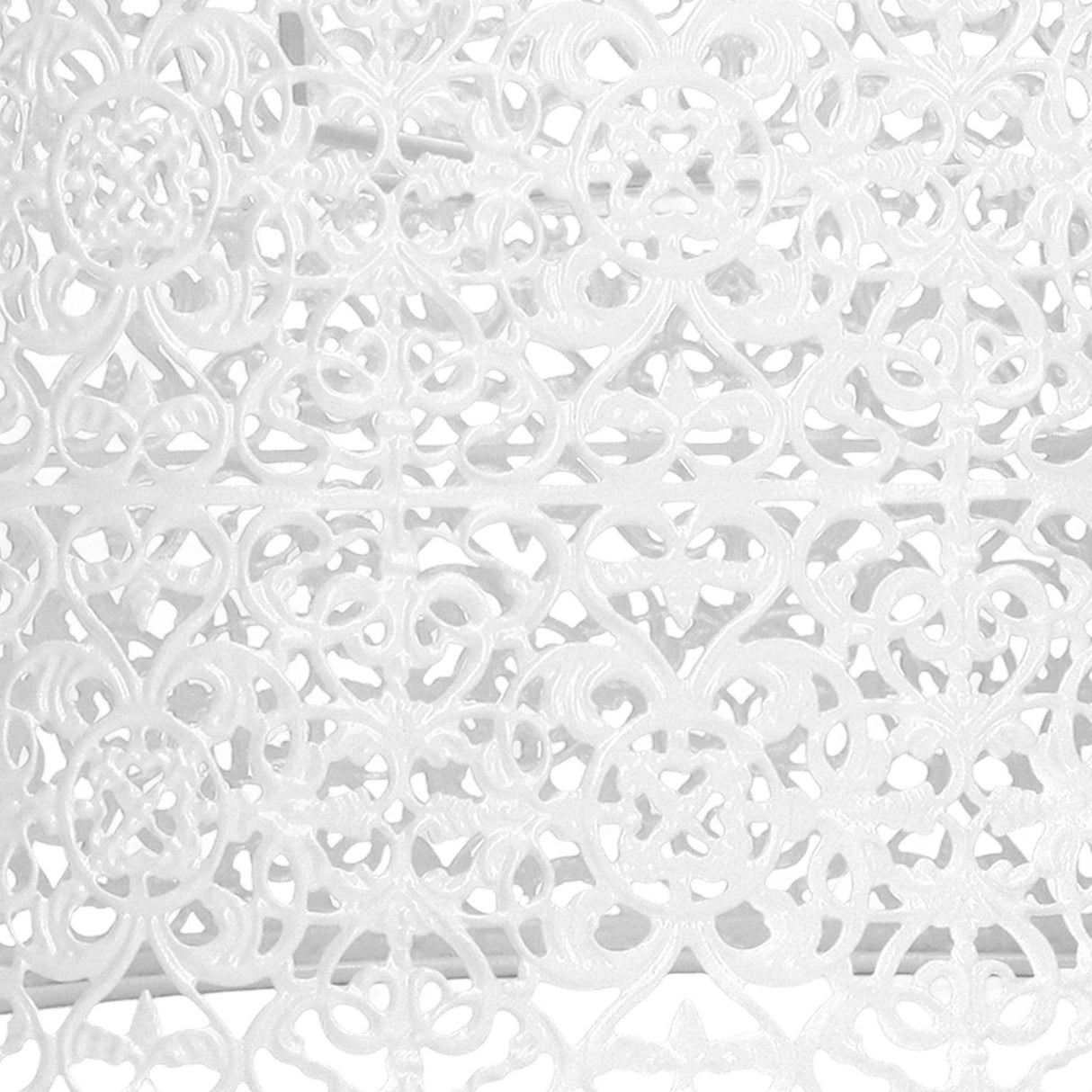 Lamp Shade Hollow Out Metal Lampshade E27 E14 Universal Use Good Heat Dissipation Exquisite Lamp Cover White