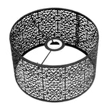 Lamp Shade Hollow Out Metal Lampshade E27 E14 Universal Use Good Heat Dissipation Exquisite Lamp Cover Black