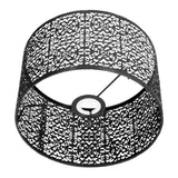 Lamp Shade Hollow Out Metal Lampshade E27 E14 Universal Use Good Heat Dissipation Exquisite Lamp Cover Black