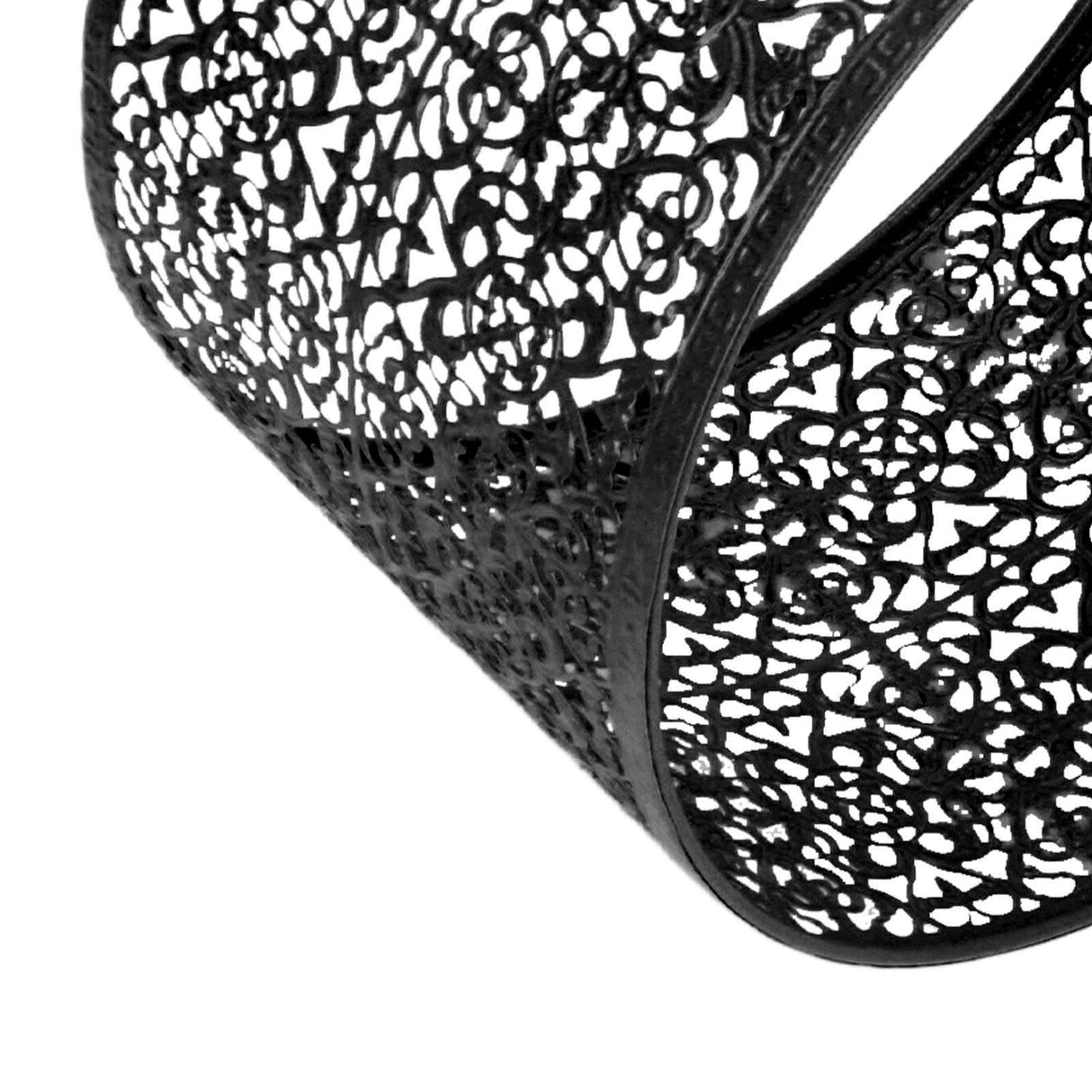 Lamp Shade Hollow Out Metal Lampshade E27 E14 Universal Use Good Heat Dissipation Exquisite Lamp Cover Black