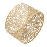 Lamp Shade Hollow Out Metal Lampshade E27 E14 Universal Use Good Heat Dissipation Exquisite Lamp Cover Gold - 45-Degree Angle