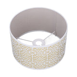 Metal Lampshade Hollow Out Table Light Shade for E27 E14 Caliber Lamp Holder Copper Coin Flower White Yellow Lining