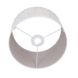 Metal Lampshade Hollow Out Table Light Shade for E27 E14 Caliber Lamp Holder Copper Coin Flower White Yellow Lining - Rear View
