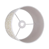 Metal Lampshade Hollow Out Table Light Shade for E27 E14 Caliber Lamp Holder Copper Coin Flower White Yellow Lining