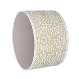 Metal Lampshade Hollow Out Table Light Shade for E27 E14 Caliber Lamp Holder Copper Coin Flower White Yellow Lining