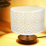 Metal Lampshade Hollow Out Table Light Shade for E27 E14 Caliber Lamp Holder Copper Coin Flower White Yellow Lining