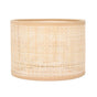 Rattan Lamp Shade Replacement Woven Basket Chandelier Vintage Hanging Table Floor Light Cover E27 E14