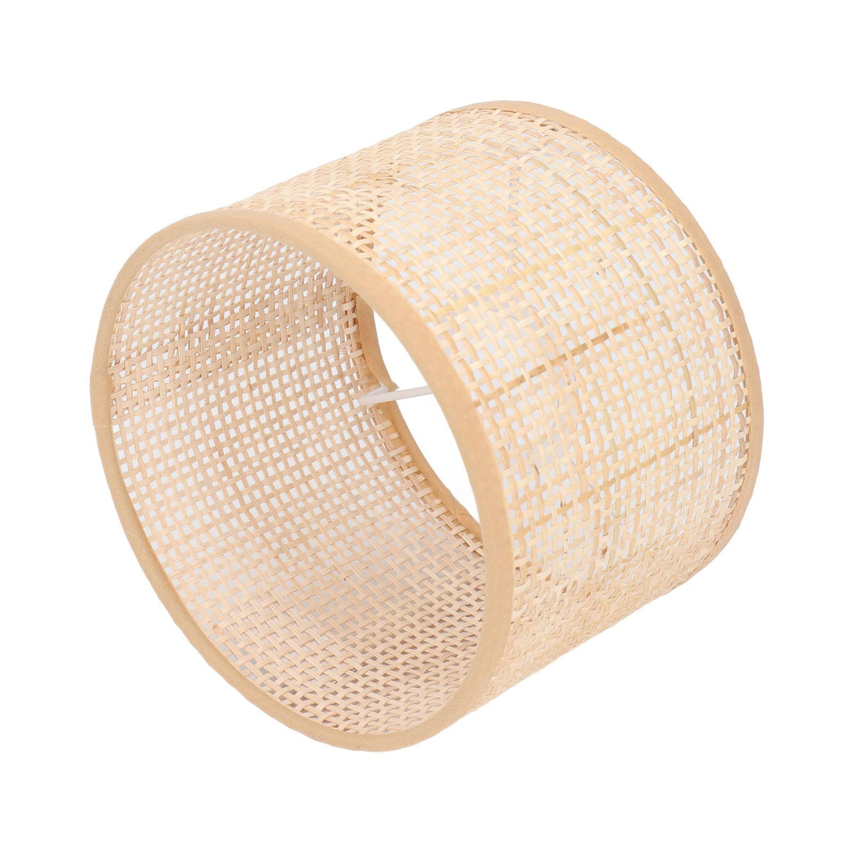 Rattan Lamp Shade Replacement Woven Basket Chandelier Vintage Hanging Table Floor Light Cover E27 E14