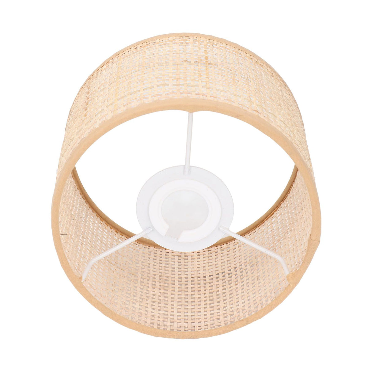 Rattan Lamp Shade Replacement Woven Basket Chandelier Vintage Hanging Table Floor Light Cover E27 E14
