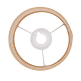 Rattan Lamp Shade Replacement Woven Basket Chandelier Vintage Hanging Table Floor Light Cover E27 E14