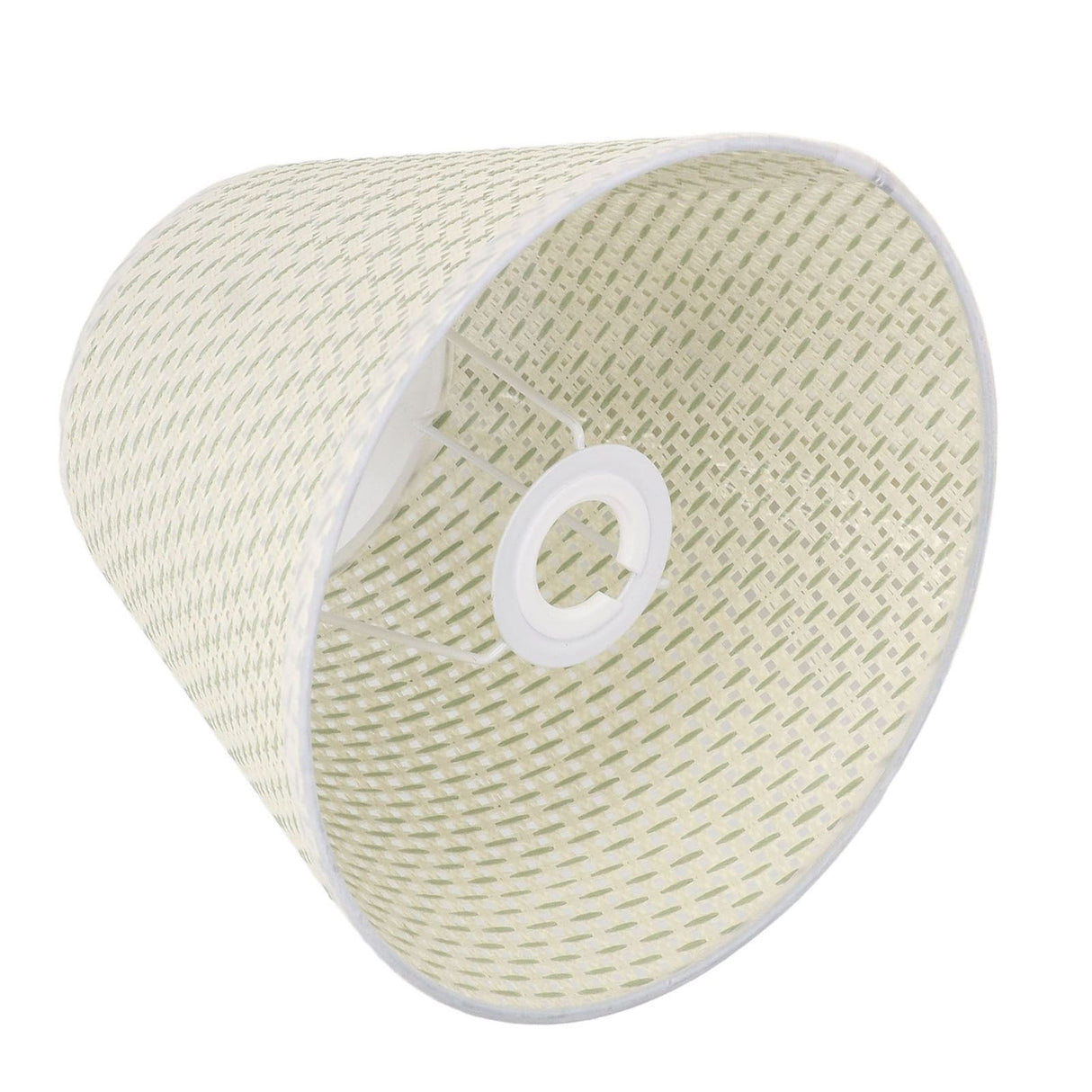 PE Woven Table Lamp Shade Beige Wear Resistant Woven Lamp Cover for E27 E14 Caliber Lampholder