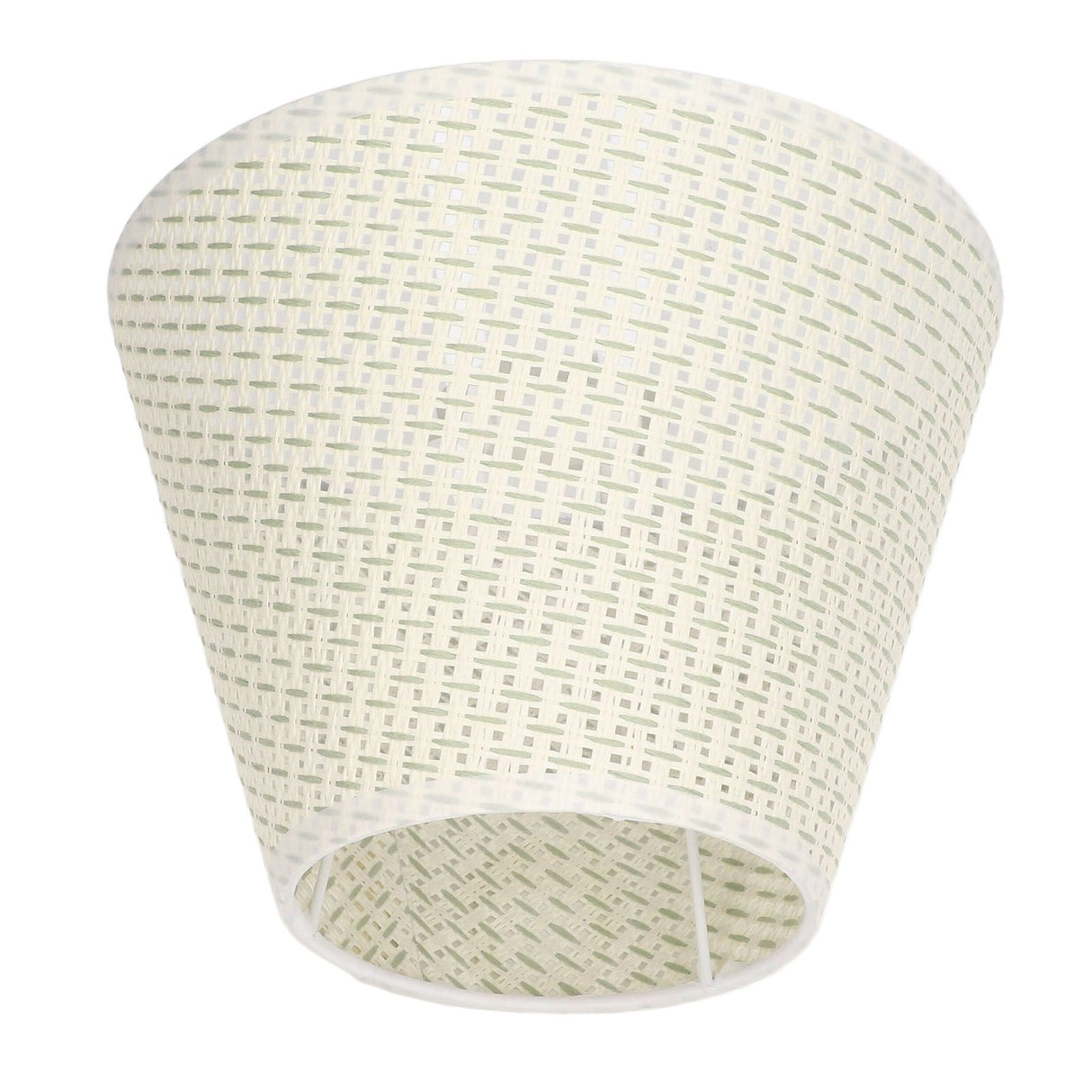 PE Woven Table Lamp Shade Beige Wear Resistant Woven Lamp Cover for E27 E14 Caliber Lampholder