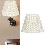PE Woven Table Lamp Shade Beige Wear Resistant Woven Lamp Cover for E27 E14 Caliber Lampholder - Extra Image