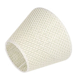 PE Woven Table Lamp Shade Beige Wear Resistant Woven Lamp Cover for E27 E14 Caliber Lampholder