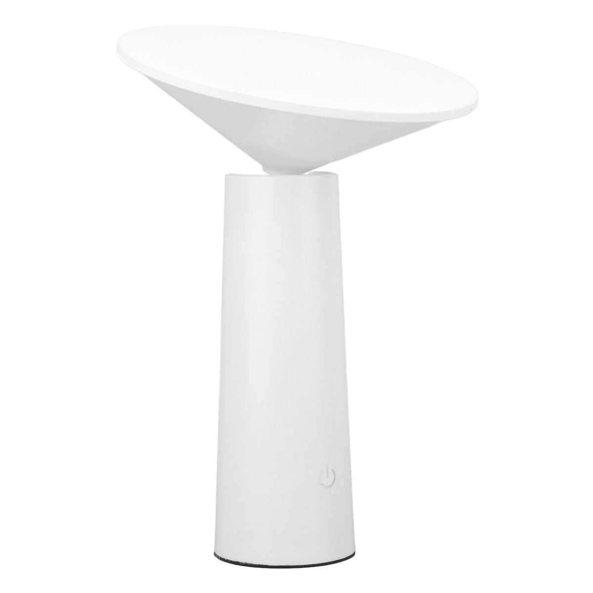 LED Table Lamp Rechargeable Touch Control Desk Light Adjustable Eye Protection Lamp with Battery White
