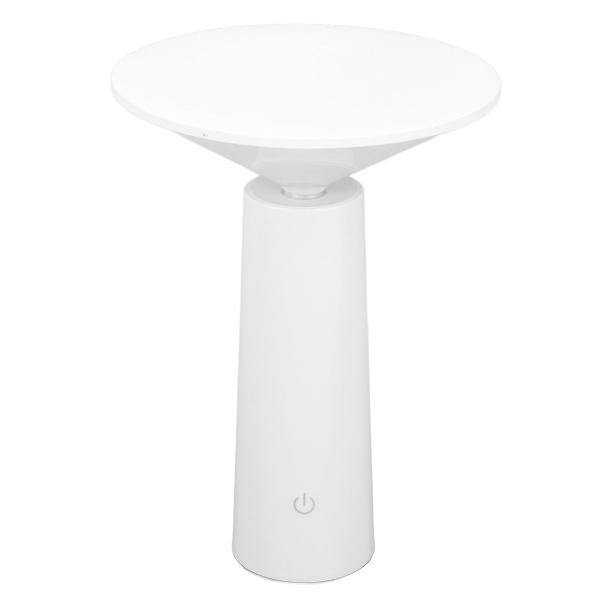 LED Table Lamp Rechargeable Touch Control Desk Light Adjustable Eye Protection Lamp with Battery White