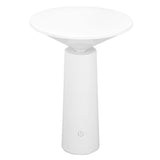 LED Table Lamp Rechargeable Touch Control Desk Light Adjustable Eye Protection Lamp with Battery White
