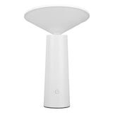 LED Table Lamp Rechargeable Touch Control Desk Light Adjustable Eye Protection Lamp with Battery White