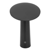 LED Table Lamp Rechargeable Touch Control Desk Light Adjustable Eye Protection Lamp with Battery Black - Top-Down View