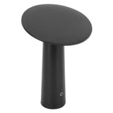 LED Table Lamp Rechargeable Touch Control Desk Light Adjustable Eye Protection Lamp with Battery Black - 45-Degree Angle
