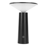LED Table Lamp Rechargeable Touch Control Desk Light Adjustable Eye Protection Lamp with Battery Black - Close-Up Angle