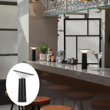 LED Table Lamp Rechargeable Touch Control Desk Light Adjustable Eye Protection Lamp with Battery Black - Extra Image