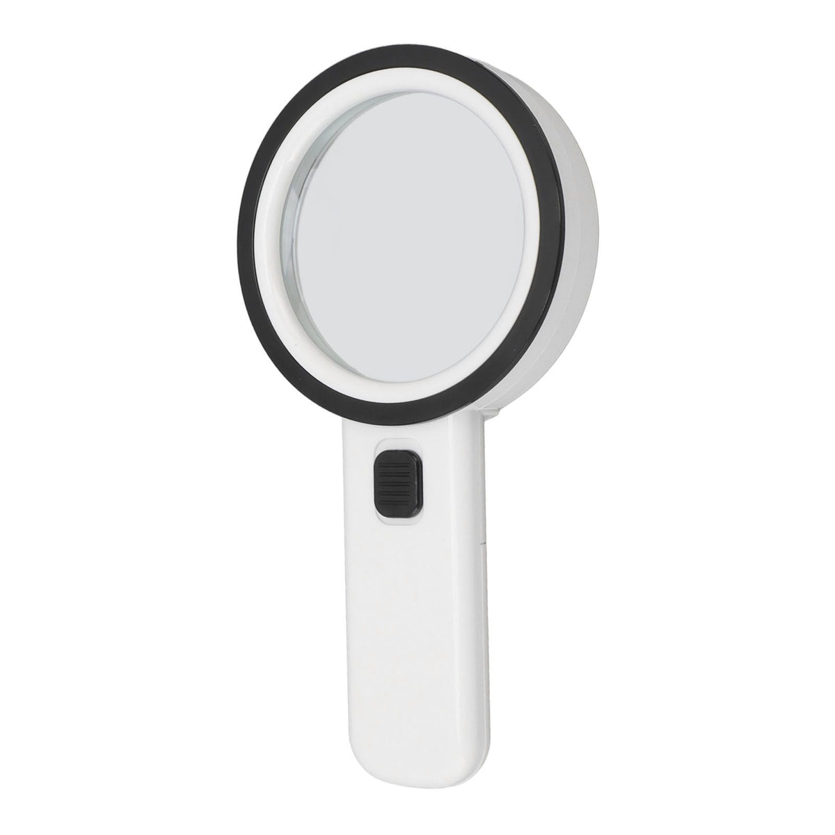 30X Handheld Large Magnifying Glass UV Banknote Inspection Magnifying Glass 12 LED Illuminated Lighted Magnifier For Reading Antique Jewelry Appreciation