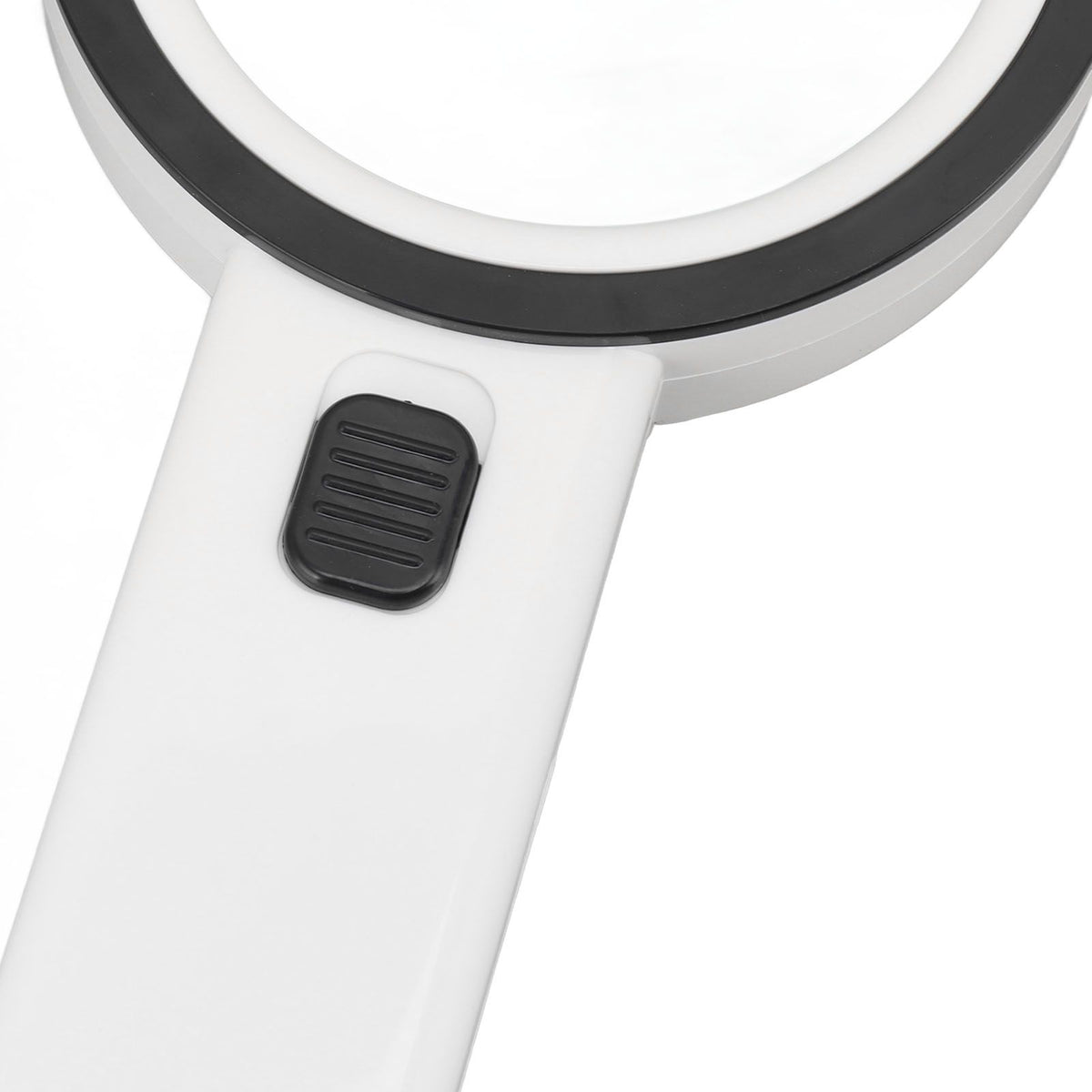 30X Handheld Large Magnifying Glass UV Banknote Inspection Magnifying Glass 12 LED Illuminated Lighted Magnifier For Reading Antique Jewelry Appreciation